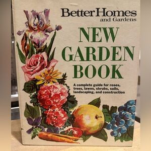 Vintage 1968 Better Homes and Gardens New Garden Book, 1st Edition, 1st Printing